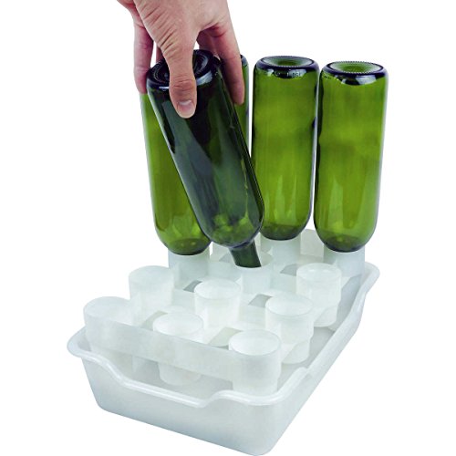FastFerment FastRack Bomber Tray Wine Bottle Cleaning and Drying Rack, FastRack12 Two Racks & One, White | The Storepaperoomates Retail Market - Fast Affordable Shopping