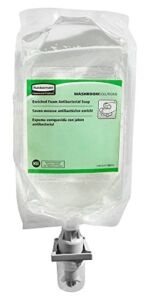 Rubbermaid Commercial Enriched Foam Antibacterial Hand Soap, E2 -37.2 Fluid Ounce, Dye Free, Fragrance Free, Moisturizing Hand Wash