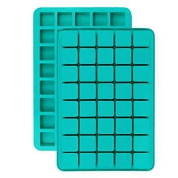Mity rain 2 Pack 40-Cavity Square Caramel Candy Silicone Molds,Chocolate Truffles Mold for Fat Bombs Keto Snacks, Whiskey Ice Cube Tray,Grid Fondant Mould,Hard Candy Mold Pralines Gummy Jelly Mold | The Storepaperoomates Retail Market - Fast Affordable Shopping