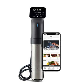 Anova Culinary Sous Vide Precision Cooker Pro, 1200 Watts, Black and Silver | The Storepaperoomates Retail Market - Fast Affordable Shopping