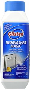 Glisten Dishwasher Magic Disinfectant & Cleaner Lemon 12 Oz