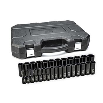 GEARWRENCH 29 Pc. 1/2″ Drive 6 Pt. Impact Socket Set, Deep, Metric – 84935N | The Storepaperoomates Retail Market - Fast Affordable Shopping