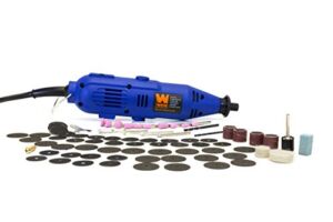 WEN 2307 Variable Speed Rotary Tool Kit with 100-Piece Accessories,Blue,Medium