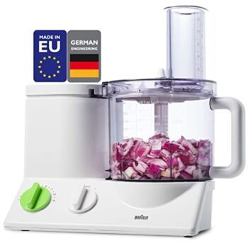 Braun FP3020 12 Cup Food Processor Ultra Quiet Powerful motor, includes 7 Attachment Blades + Chopper and Citrus Juicer , Made in Europe with German Engineering | The Storepaperoomates Retail Market - Fast Affordable Shopping