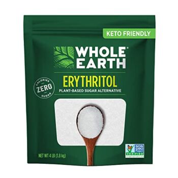 WHOLE EARTH 100% Erythritol Zero Calorie Plant-Based Sugar Alternative, 4 Pound Pouch (Packaging May Vary ) | The Storepaperoomates Retail Market - Fast Affordable Shopping