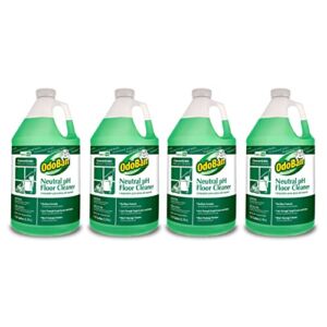 OdoBan Professional Series Neutral pH No Rinse Floor Cleaner Concentrate, 4 Gallons
