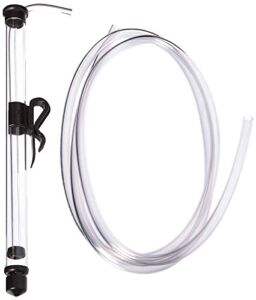 Fermtech Auto-Siphon Mini 15″ with 6 Feet of Tubing and Clamp, clear, 1 piece