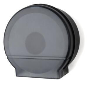 Palmer Fixture RD0026-02 Single Roll Jumbo Tissue Dispenser with 33/8″ Core, Black Translucent