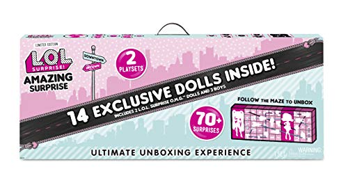 L.O.L. Surprise! Amazing Surprise with 14 Dolls, 70+ Surprises & 2 Playset, Multicolor | The Storepaperoomates Retail Market - Fast Affordable Shopping