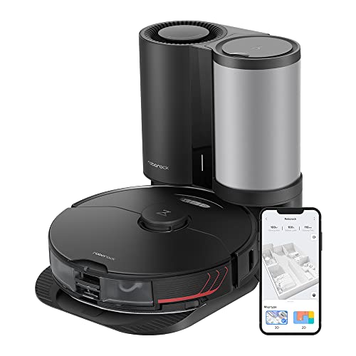 Roborock S7 MaxV Plus Robot Vacuum and Sonic Mop with Auto-Empty Dock, ReactiveAI 2.0 Obstacle Avoidance, Real-Time Video Call, 5100Pa Suction,Compatible with Alexa, Perfect for Pet Hair | The Storepaperoomates Retail Market - Fast Affordable Shopping