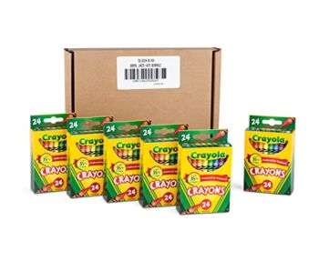 Crayola Crayons, Bulk School Supplies For Kids, 24 Count Crayon Box (Pack Of 6), Assorted Colors | The Storepaperoomates Retail Market - Fast Affordable Shopping