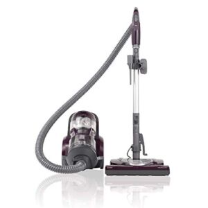Kenmore Friendly Lightweight Bagless Compact Canister Vacuum with Pet Powermate, HEPA, Extended Telescoping Wand, Retractable Cord and 2 Cleaning Tools, Motor Power, Purple