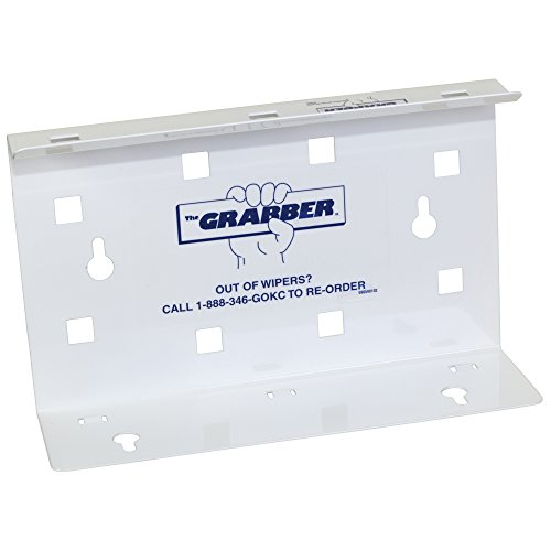 The Grabber Wiper Dispenser for Wypall Wipes (09352), Space-Saving, For Pop-Up Boxes, 9.4” x 2.8” x 5.9”, White, 12 Dispensers / Case | The Storepaperoomates Retail Market - Fast Affordable Shopping