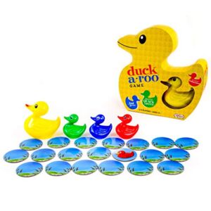 Duck-A-Roo! Kids Memory Game in A Duck-Shaped Box