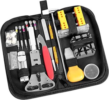 Watch Repair Kit, Ohuhu 174 PCS Watch Battery Replacement Tool Kit, Watch Link Removal Tool, Watch Back Remover Tool, Watch Tool Kit, Professional Watch Repair Tools with Carrying Bag, User Manual | The Storepaperoomates Retail Market - Fast Affordable Shopping