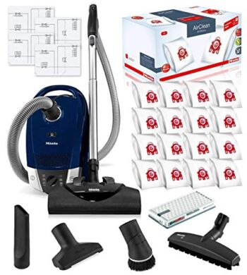 Miele Electro+ Canister Vacuum Marine Blue + Miele Performance Pack (2 Items) | The Storepaperoomates Retail Market - Fast Affordable Shopping