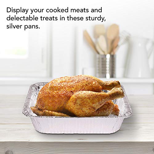 Aluminum Pans 9×13 Disposable Foil Pans (30 Pack) – Half Size Steam Table Deep Pans – Tin Foil Pans Great for Cooking, Heating, Storing, Prepping Food | The Storepaperoomates Retail Market - Fast Affordable Shopping
