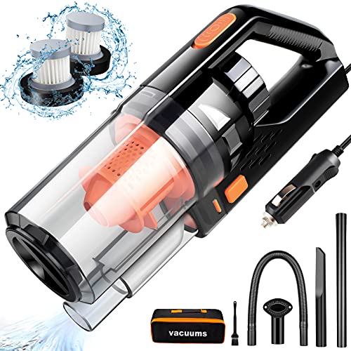 KOWASIS Car Vacuum Cleaner,Portable Car Vacuum High Power 150W/7500Pa, Handheld Vacuum for Car Interior Accessories Cleaning with Wet or Dry for Men/Women, 16.4 Ft Corded (Black) | The Storepaperoomates Retail Market - Fast Affordable Shopping