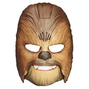 Star Wars Movie Roaring Chewbacca Wookiee Sounds Mask, Funny GRAAAAWR Noises, Sound Effects, Ages 5 And Up, Brown (Amazon Exclusive)
