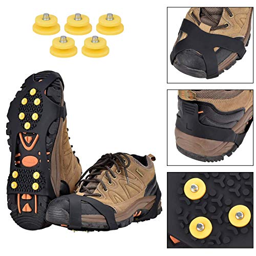 Aliglow Ice Snow Grips Over Shoe/Boot Traction Cleat Spikes Anti Slip Footwear | The Storepaperoomates Retail Market - Fast Affordable Shopping