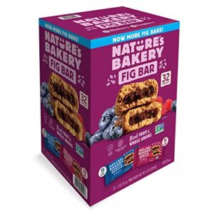 Nature’s Bakery Fig Bars Variety Pack, Blueberry and Raspberry (2 oz., 32 ct.)