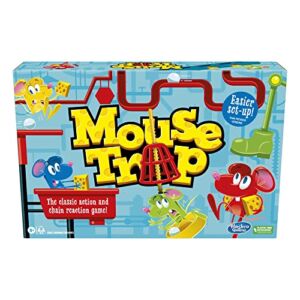 Hasbro Gaming Mouse Trap Board Game for Kids Ages 6 and Up, Classic Kids Game for 2-4 Players, with Easier Set-Up Than Previous Versions