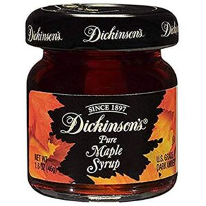 Dickinson’s Pure Maple Syrup, 1.6 Ounce (Count of 72) Pack of 1