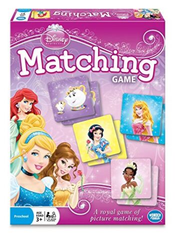 Disney Princess Matching Game by Wonder Forge | For Boys & Girls Age 3 to 5 | A Fun & Fast Disney Memory Game for Kids | Cinderella, Jasmine, Mulan, and more | The Storepaperoomates Retail Market - Fast Affordable Shopping