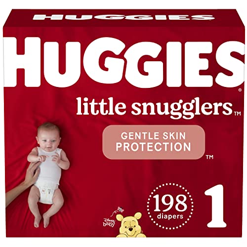 Baby Diapers Size 1 (8-14 lbs), 198ct, Huggies Little Snugglers Newborn Diapers | The Storepaperoomates Retail Market - Fast Affordable Shopping