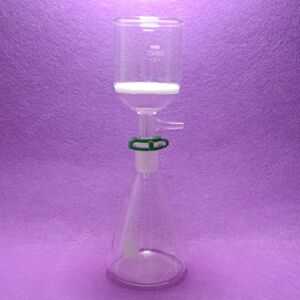 NANSHIN Glassware 500ML Filtration Set[Erlenmeyer Flask+Filter Funnel(3#)],Lab Glassware Set