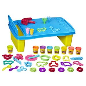 Play-Doh Play ‘N Store Kids Play Table for Arts & Crafts Activities with 8 Non-Toxic Colors, 2 Oz Cans (Amazon Exclusive)