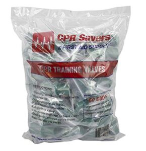 CPR Savers and First Aid Supply One-Way Disposable Training Valves for Micromask CPR Training (1)