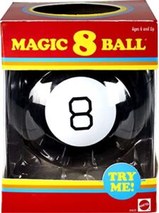 Magic 8 Ball Toys and Games, Retro Theme Fortune Teller, Ask a Question and Turn Over For Answer​​​