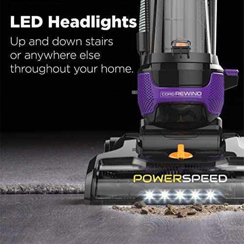 Eureka PowerSpeed Lightweight Bagless Upright Vacuum Cleaner with Pet Turbo Brush, for Carpet and Hard Floor, Purple | The Storepaperoomates Retail Market - Fast Affordable Shopping