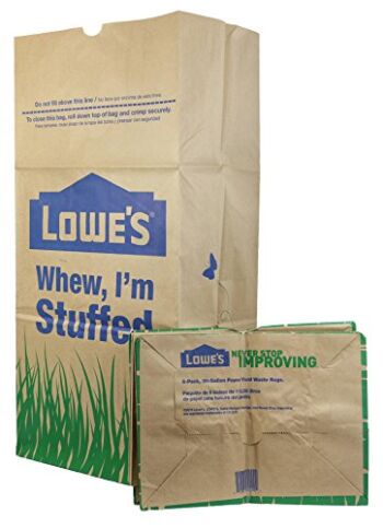 Lowe’s 30 Gallon Heavy Duty Brown Paper Lawn and Refuse Bags for Home and Garden (10 Count), Large (LOWESLL) | The Storepaperoomates Retail Market - Fast Affordable Shopping