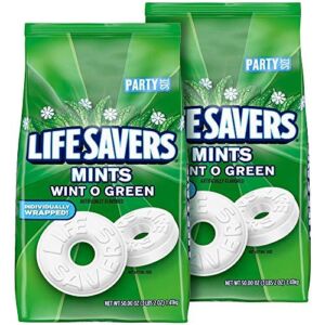 Life Savers Mints Wint-O-Green Hard Candy, 50 Oz Party Size Bag (Pack Of 2) – SET OF 2