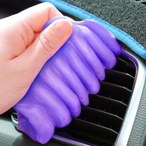 【2022 Upgraded】Cleaning Gel for Car, Car Cleaning Kit Universal Detailing Automotive Dust Car Crevice Cleaner Auto Air Vent Interior Detail Removal Putty Cleaning Keyboard Cleaner for Car Vents, PC