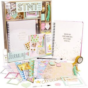 STMT DIY Journaling Set – Personalized Diary For Tweens & Teens – Personalize and Decorate Your Planner/Organizer/Diary – Journaling Kit For Kids Age 8, 9, 10, 11