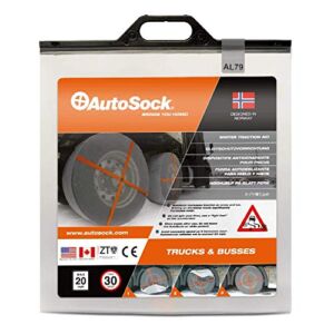 AutoSock AL79 – Tire Chains Alternative for Trucks & Buses – Easy to Install Snow Socks (Pack of 2)