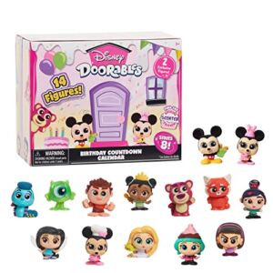 Disney Doorables Countdown to Birthday Calendar, Collectible Blind Bag Figures, Kids Toys for Ages 3 Up, Amazon Exclusive