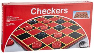 Pressman Checkers — Classic Game With Folding Board and Interlocking Checkers