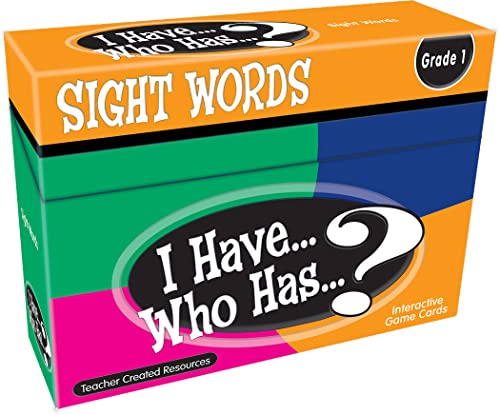 Teacher Created Resources I Have, Who Has Sight Words Game, Grade 1, Multi | The Storepaperoomates Retail Market - Fast Affordable Shopping