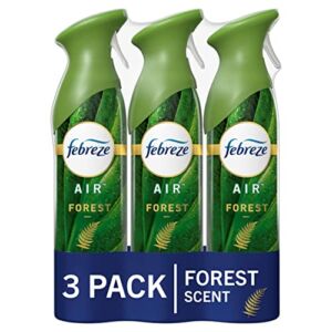 Febreze Air Freshener Spray, Forest Scent, Odor Eliminator for Strong Odor, 8.8 oz (Pack of 3)