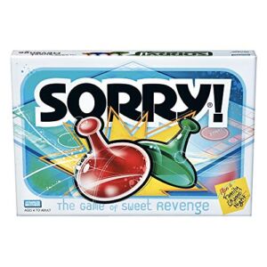 Hasbro Gaming Sorry! Parker Brothers Family Board Game for 2 to 4 Players Ages 6 and Up (Amazon Exclusive)