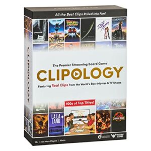 Clipology Game – The Premier Streaming Board Game Featuring Real Clips From The World’s Best Movies & TV Shows