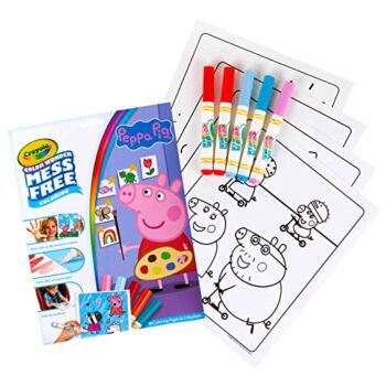 Crayola Peppa Pig Wonder Mess Free Coloring Set, Gift for Kids, Book, Multicolor | The Storepaperoomates Retail Market - Fast Affordable Shopping