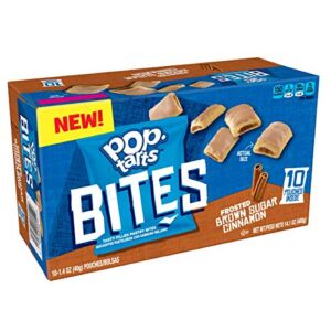 Pop Tarts BITES Frosted Brown Sugar 1-Box 10-Individual Pouches Inside