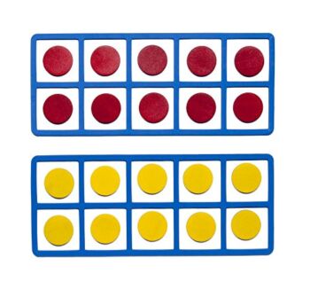 LEARNING ADVANTAGE Giant Magnetic Foam Ten Frames – In Home Learning Manipulative for Early Math – 2 Frames with 20 Disks – Teach Number Concepts, Addition and Subtraction | The Storepaperoomates Retail Market - Fast Affordable Shopping