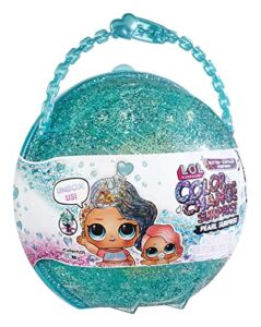 LOL Surprise Glitter Color Change Pearl Surprise (Turquoise) with 6 Surprises- Exclusive Collectible Doll & Lil Sister, Interactive Playset, Holiday Toy, Great Gift for Kids Ages 4 5 6+ Years Old