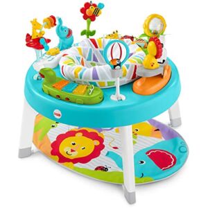 Fisher-Price 3-in-1 Sit-to-Stand Activity Center, Baby to Toddler Convertible Play Center [Amazon Exclusive], 1 Count (Pack of 1)